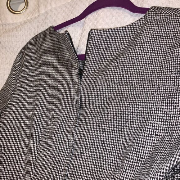 My Michelle Black and White Hounds Tooth Dress - Picture 13 of 16